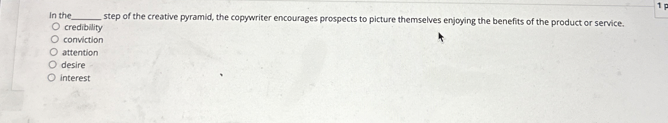 Solved In the ﻿step of the creative pyramid, the | Chegg.com