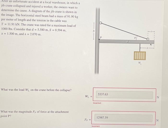 Solved After an unfortunate accident at a local warehouse, | Chegg.com