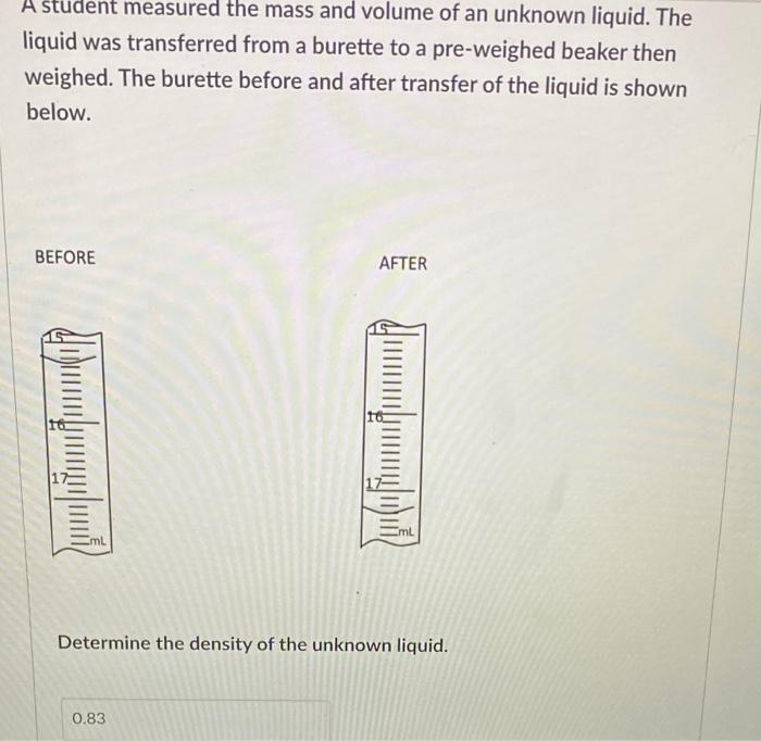 Given the following table, identify the unknown | Chegg.com