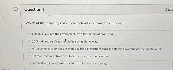Solved Which of the following is not a characteristic of a | Chegg.com