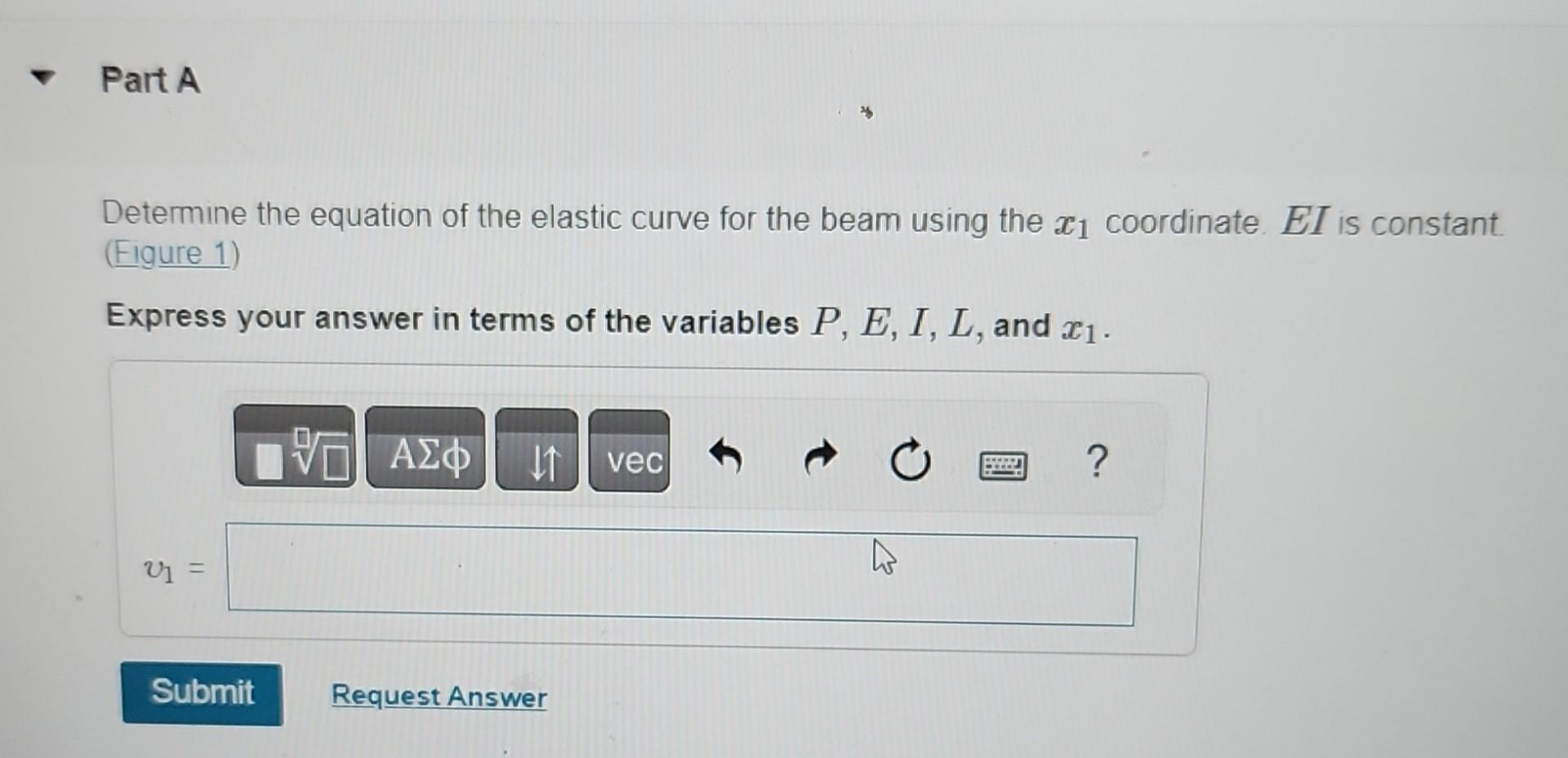 Solved Figure 1 Of 1Determine The Equation Of The Elastic | Chegg.com