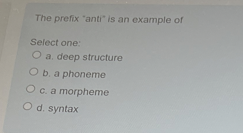 Solved The prefix 