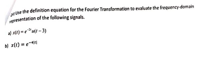 Solved Q4) The impulse response h(t) and the input x(t) of | Chegg.com