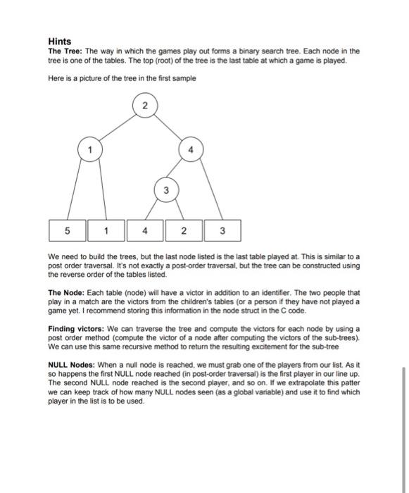 Solved Exciting Tournament Objective Give practice with BST | Chegg.com