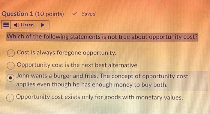 Solved Which of the following statements is not true about | Chegg.com