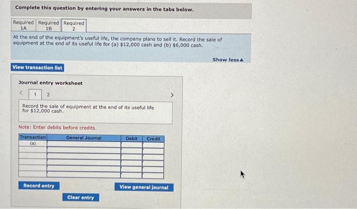Solved Tableau DA 8-1 (Static): Quick Study, Straight-line | Chegg.com