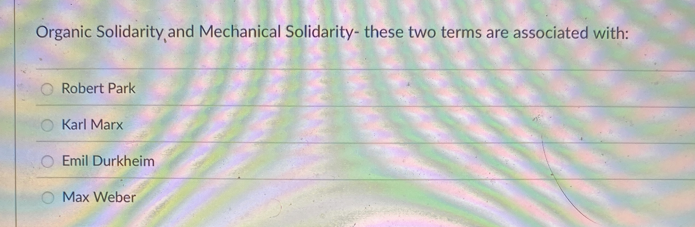 Solved Organic Solidarity, and Mechanical Solidarity ﻿these