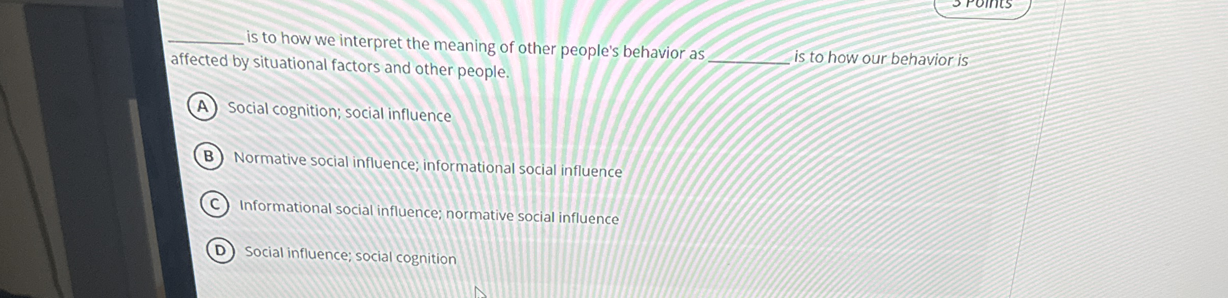Solved q, ﻿is to how we interpret the meaning of other | Chegg.com