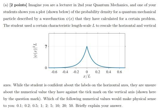 Solved A 2 Points Imagine You Are A Lecturer In 2nd Y Chegg Com