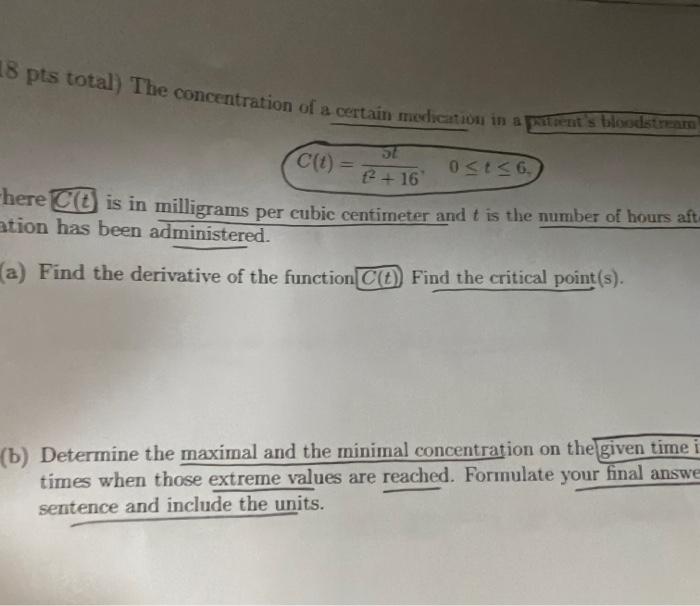 Solved (a) Find The Derivative Of (b) Determine The Maximal | Chegg.com