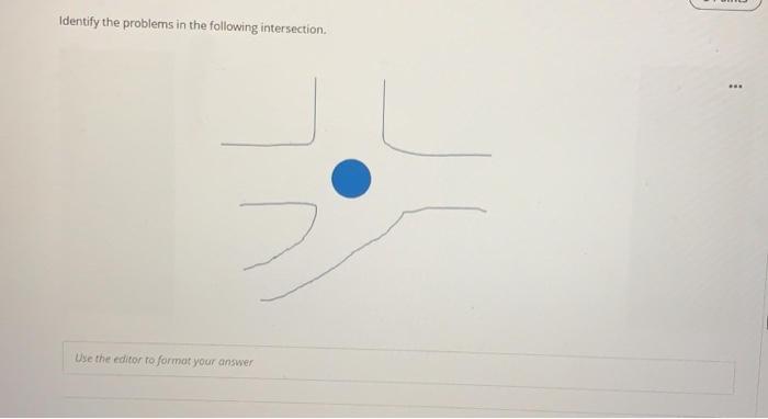 Solved Identify the problems in the following intersection. | Chegg.com