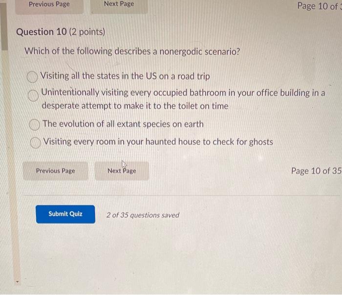 Solved Question 10 ( 2 points) Which of the following | Chegg.com
