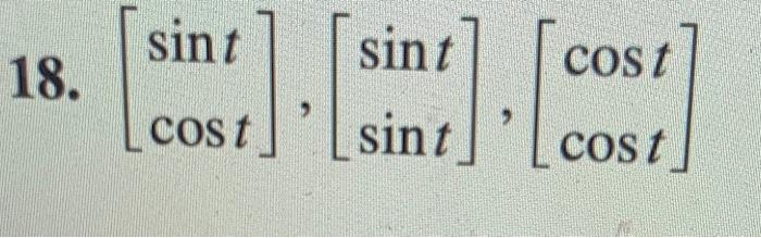 Solved In Problems 13-19, determine whether the given vector | Chegg.com