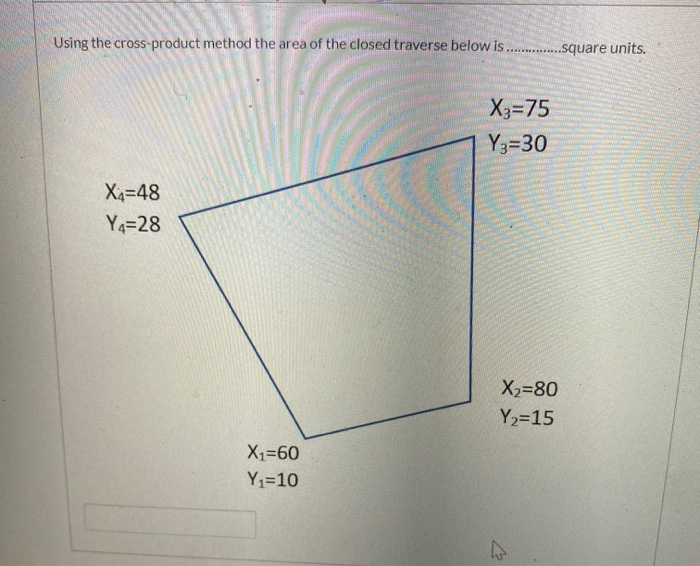 Solved Using the cross product method the area of the closed | Chegg.com