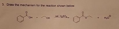 Solved Draw the mechanism for the reaction shown below. | Chegg.com
