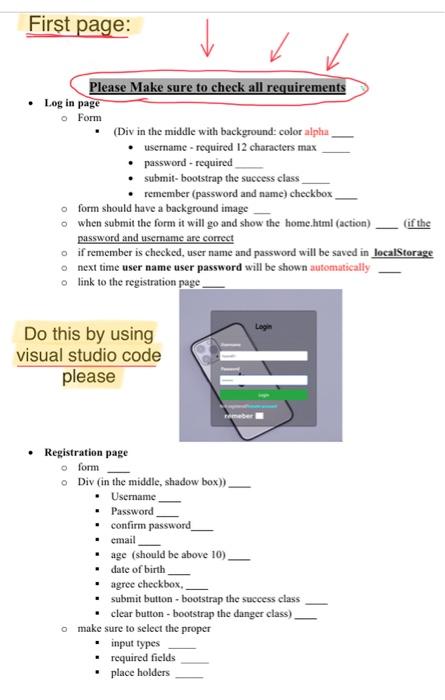 Solved please make sure to do all the requirements if you | Chegg.com