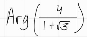 Solved Arg(1+34) | Chegg.com