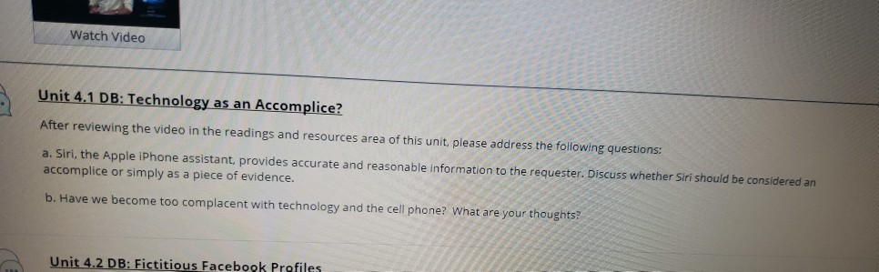 solved-watch-video-unit-4-1-db-technology-as-an-accomplice-chegg