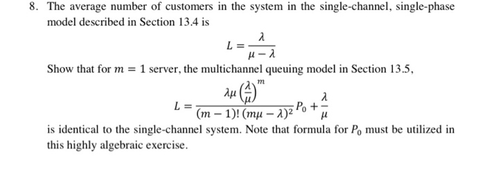 multi channel systems queing theory