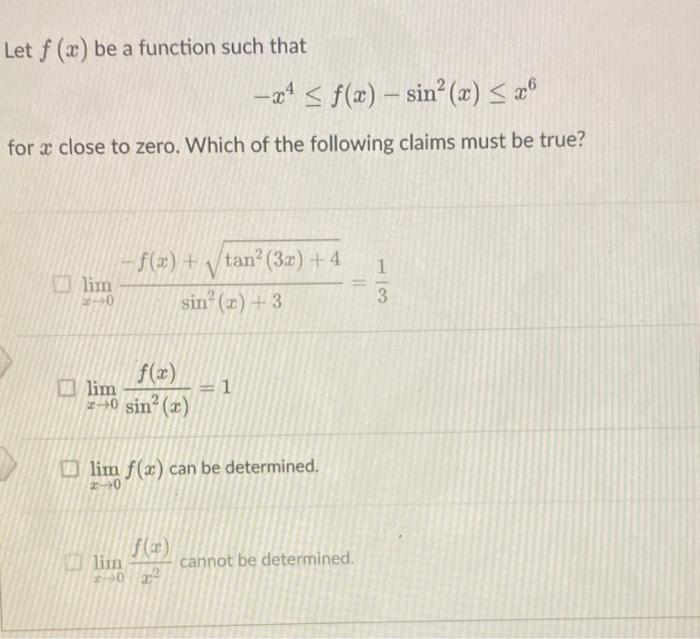 Solved Explain why true claims are correct and how false | Chegg.com