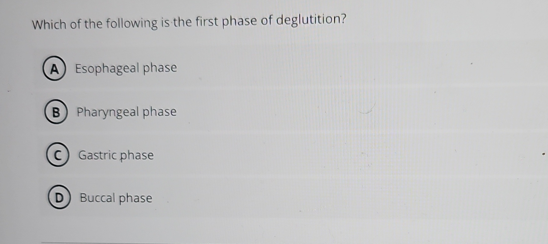 Solved Which of the following is the first phase of | Chegg.com