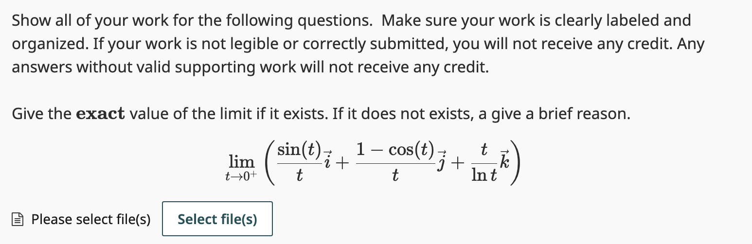 Solved Show all of ﻿your work for the following questions. | Chegg.com