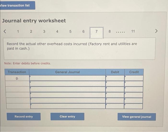 Solved Journal entry worksheet Note: Enter debits before | Chegg.com