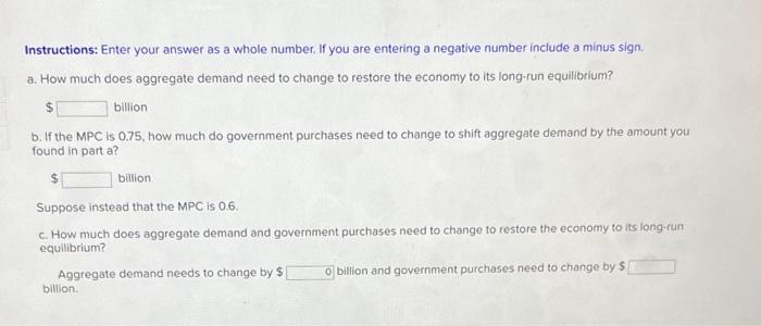 Solved The graph below depicts an economy where an increase | Chegg.com