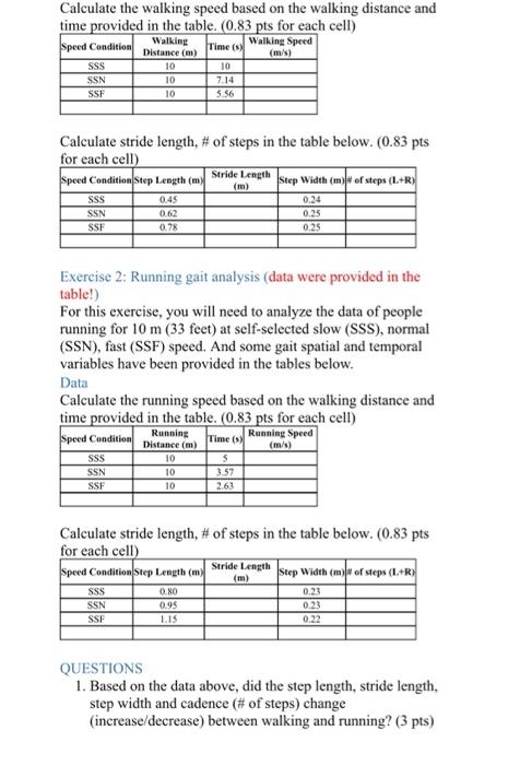 running lab gait analysis