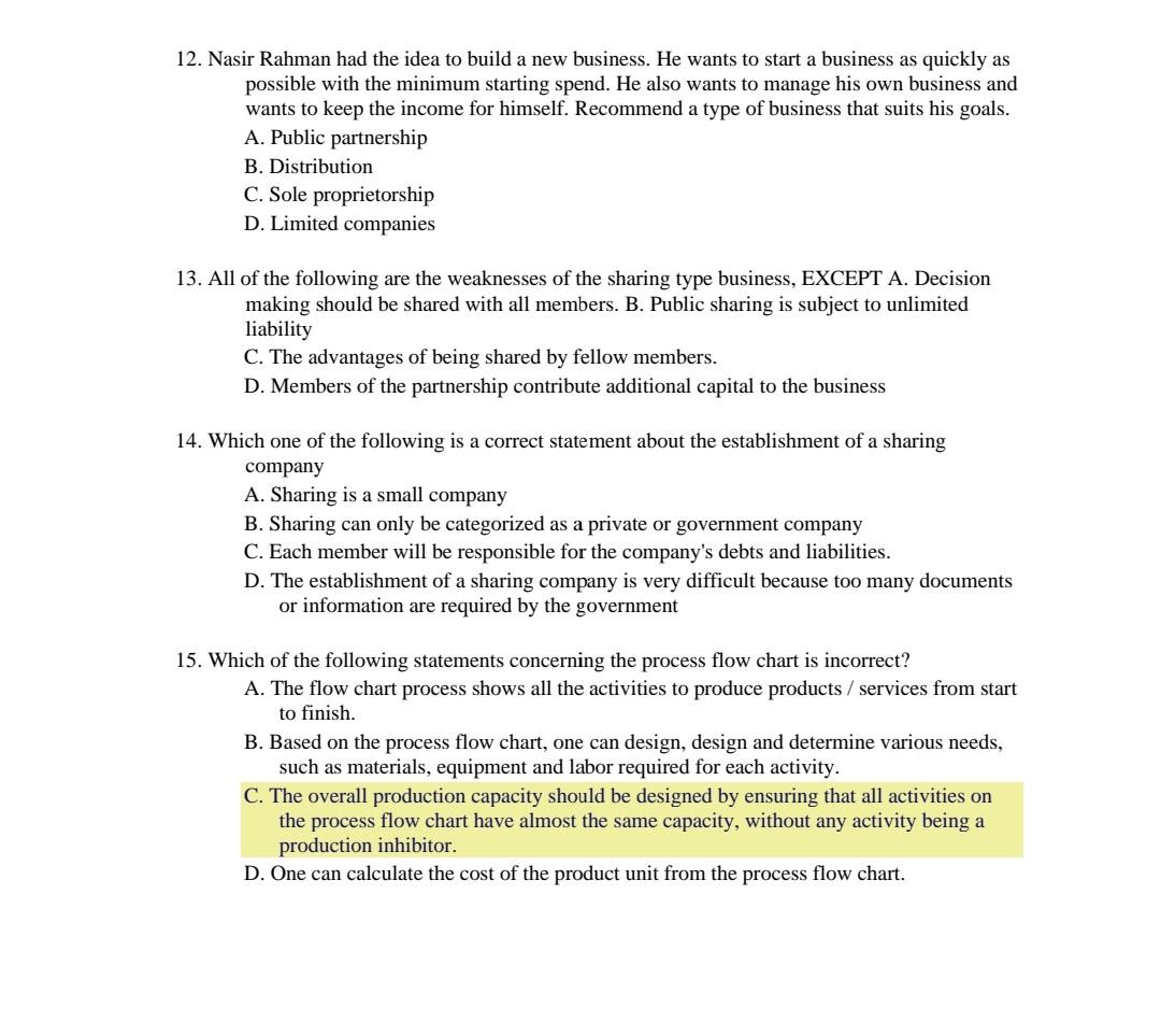 Solved Dan103 Business And Entrepreneurship Mark True Or Chegg Com