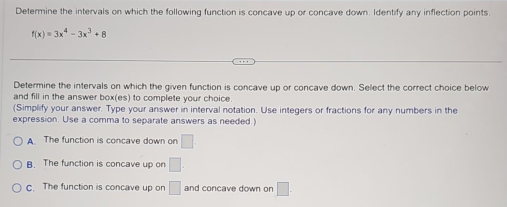 Solved Determine the intervals on which the following | Chegg.com