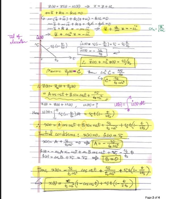 Solved [3] 10 pts. For the elevator problem of HW\#7, | Chegg.com