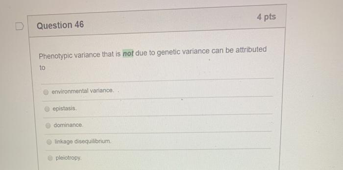 Solved Question 43 4 Pts The Two Most Accepted Hypotheses 