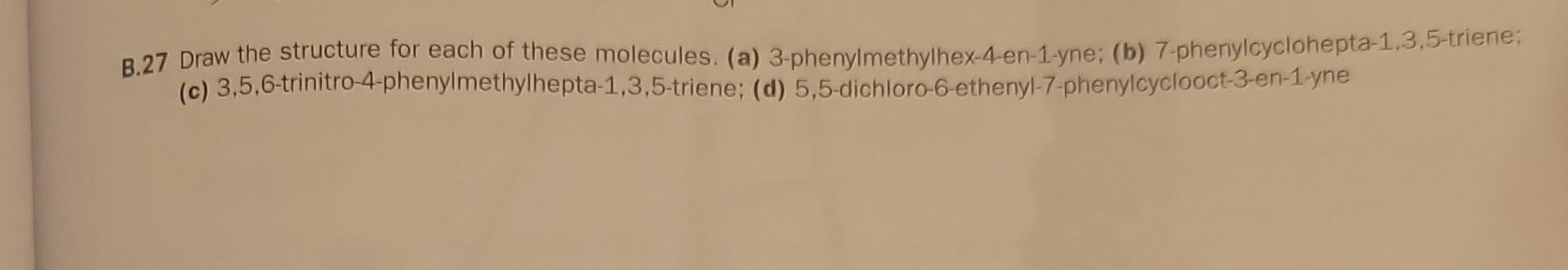 triene triple bond