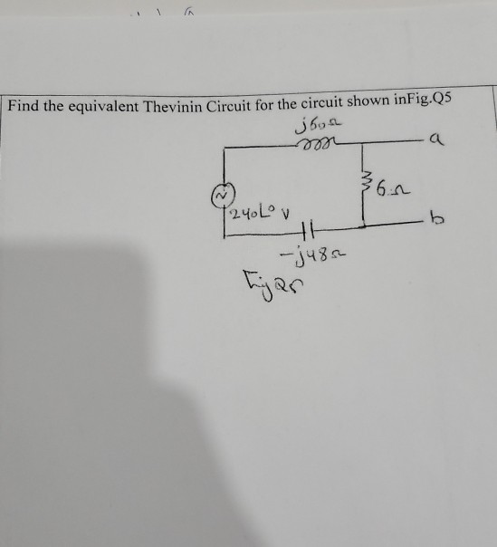 Solved For the circuit shown in Fig.01, find the current in | Chegg.com