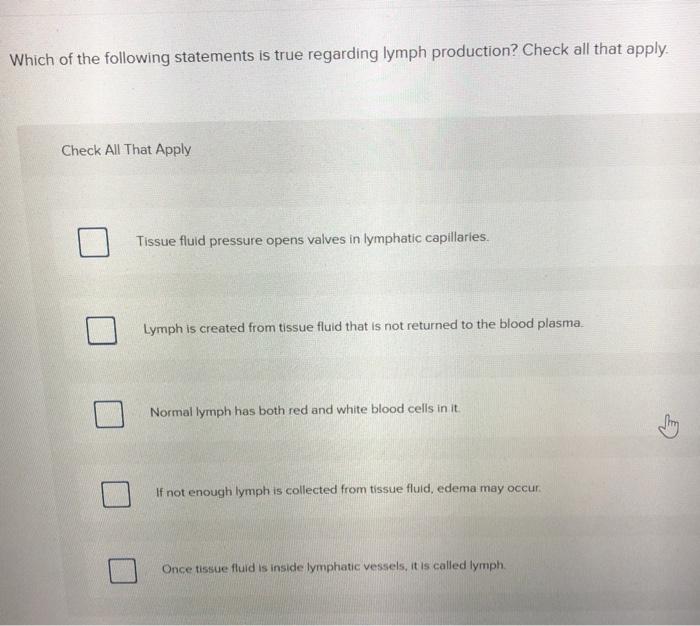 Solved Which of the following statements is true regarding | Chegg.com