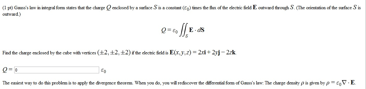 gauss-s-law-in-integral-form-states-that-the-charge-q-chegg