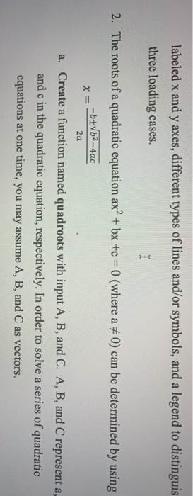 Solved Labeled X And Y Axes Different Types Of Lines And Chegg Com