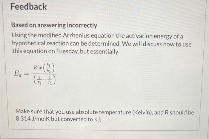 Solved The rate constants for the first order reaction 2 A→2 | Chegg.com