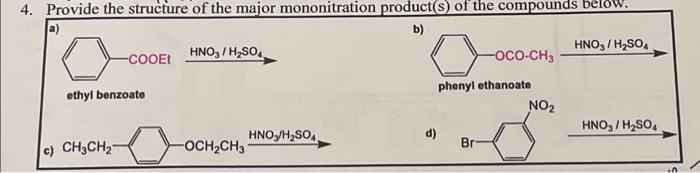 Solved please help me!!!4. Provide the structure of the | Chegg.com