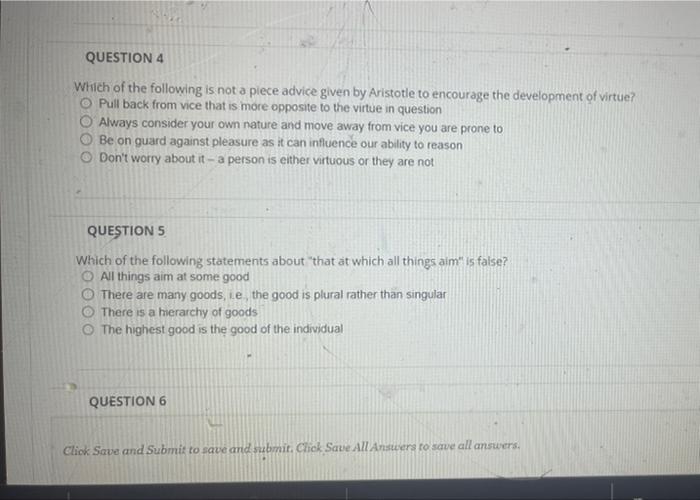 Which of the following is not a piece advice given by