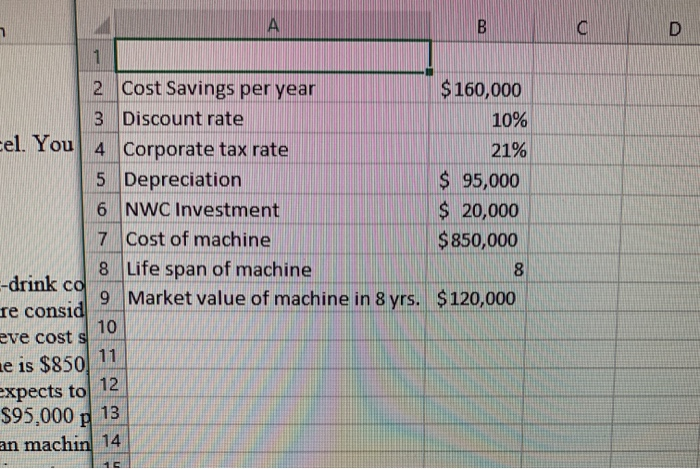 Solved Problem 1: • You are a financial manager at a | Chegg.com