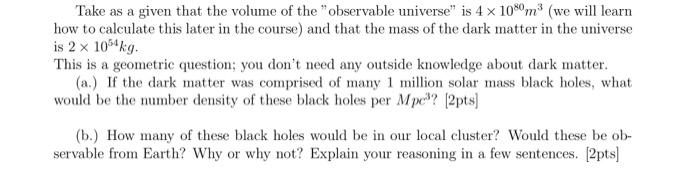 Solved Take as a given that the volume of the 