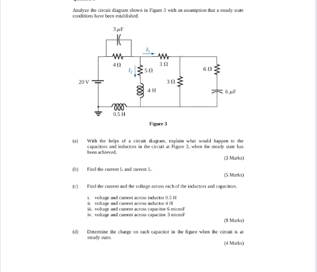 Solved Analyze the circuit diagram shown in Figure 3 with an | Chegg.com