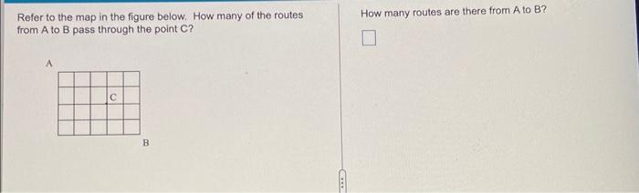 Solved How Many Routes Are There From A To B? Refer To The | Chegg.com