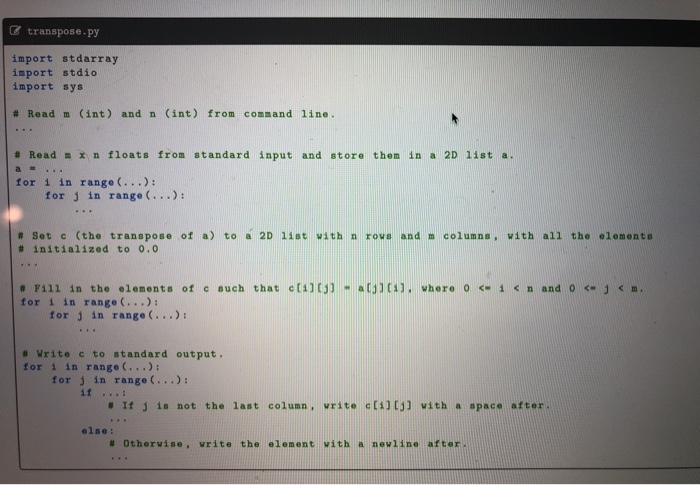 Solved PYTHONPlease follow instructions from second picture | Chegg.com