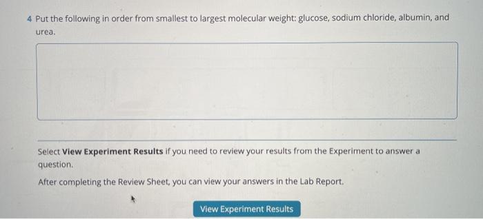 Solved 4 Put the following in order from smallest to largest | Chegg.com