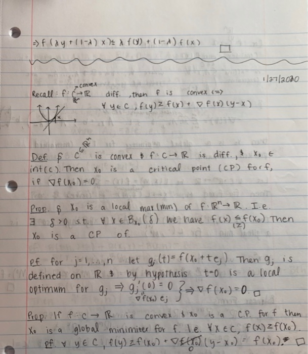 Solved Problem 1 Consider The Constrained Minimization P Chegg Com