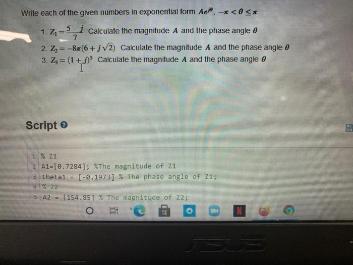 Solved Write each of the given numbers in exponential form | Chegg.com
