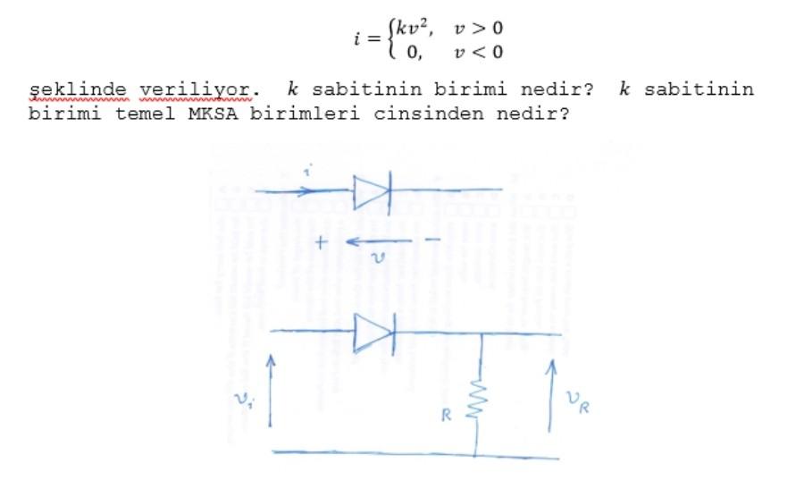 si unit of constant k